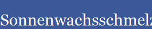 Sonnenwachsschmelzer